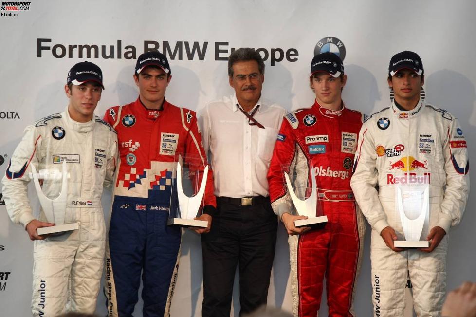 Mario Theissen (BMW Motorsport Direktor) Carlos Sainz Jr. Jack Harvey Timmy Hansen Robin Frijns 