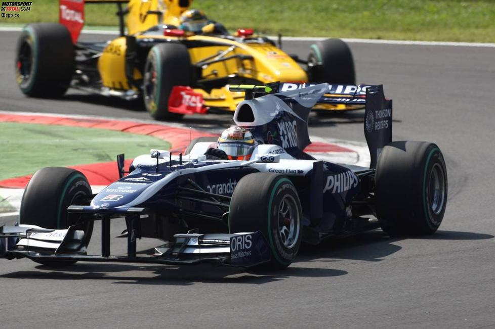 Nico Hülkenberg (Williams) vor Robert Kubica (Renault) 