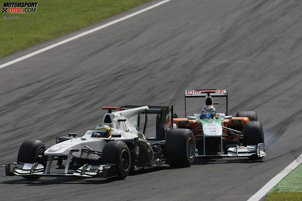 Pedro de la Rosa (Sauber) und Adrian Sutil (Force India) 