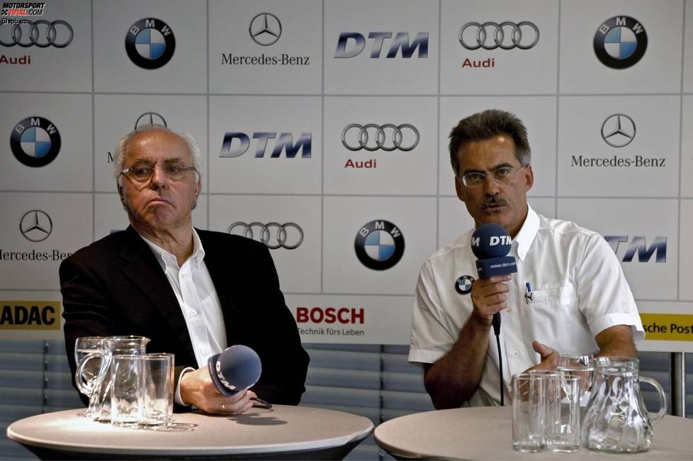 Hans-Werner Aufrecht, Mario Theissen (BMW Motorsport Direktor)