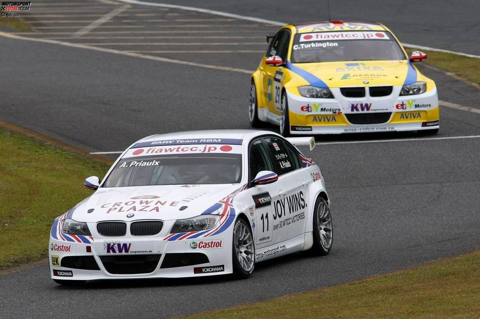 Andy Priaulx (BMW Team RBM) vor Colin Turkington (WSR)
