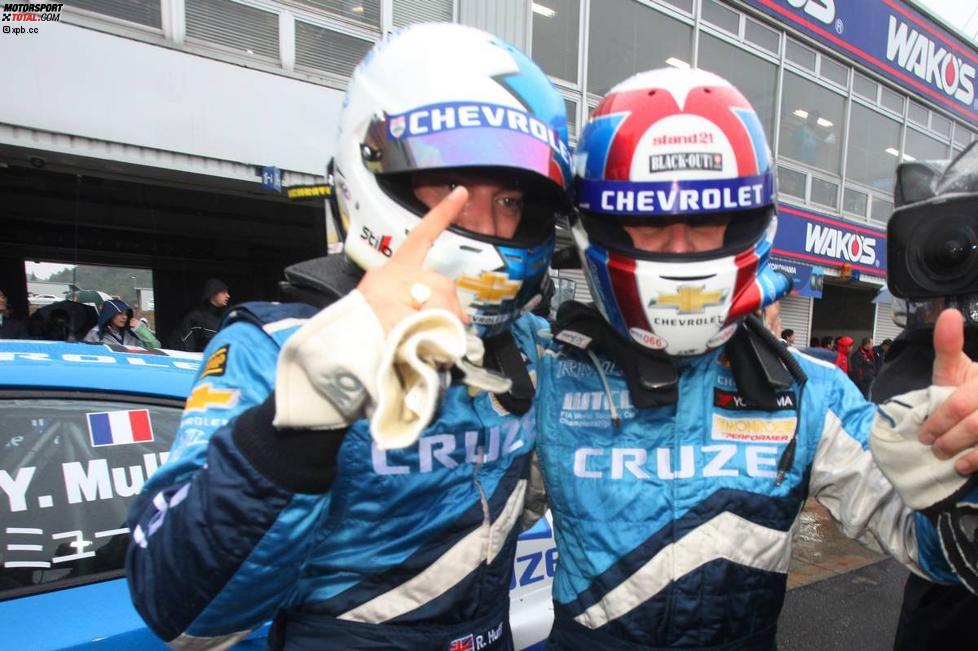 Alain Menu (Chevrolet) und Robert Huff (Chevrolet) 