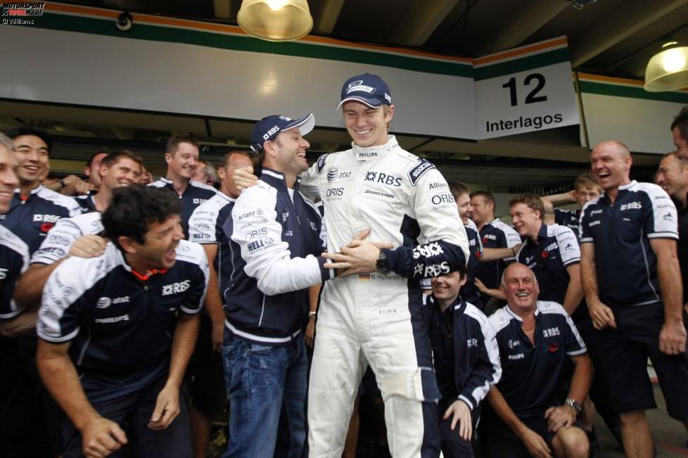 Rubens Barrichello und Nico Hülkenberg (Williams) 