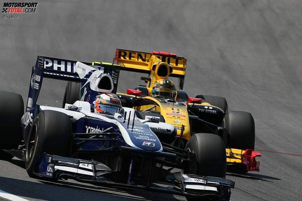 Nico Hülkenberg (Williams) und Robert Kubica (Renault) 