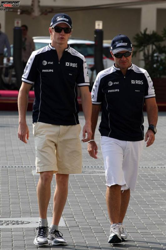 Nico Hülkenberg und Rubens Barrichello (Williams) 