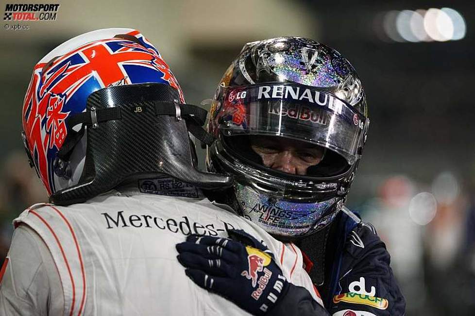 Jenson Button (McLaren) und Sebastian Vettel (Red Bull) 