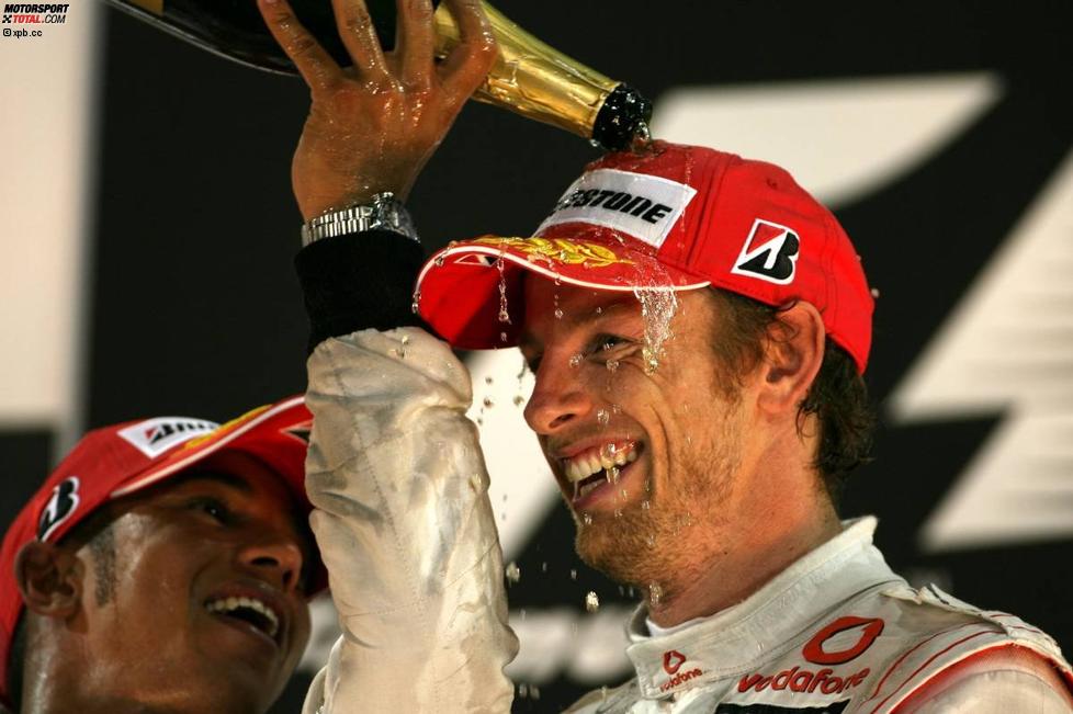 Lewis Hamilton (McLaren) und Jenson Button (McLaren) 