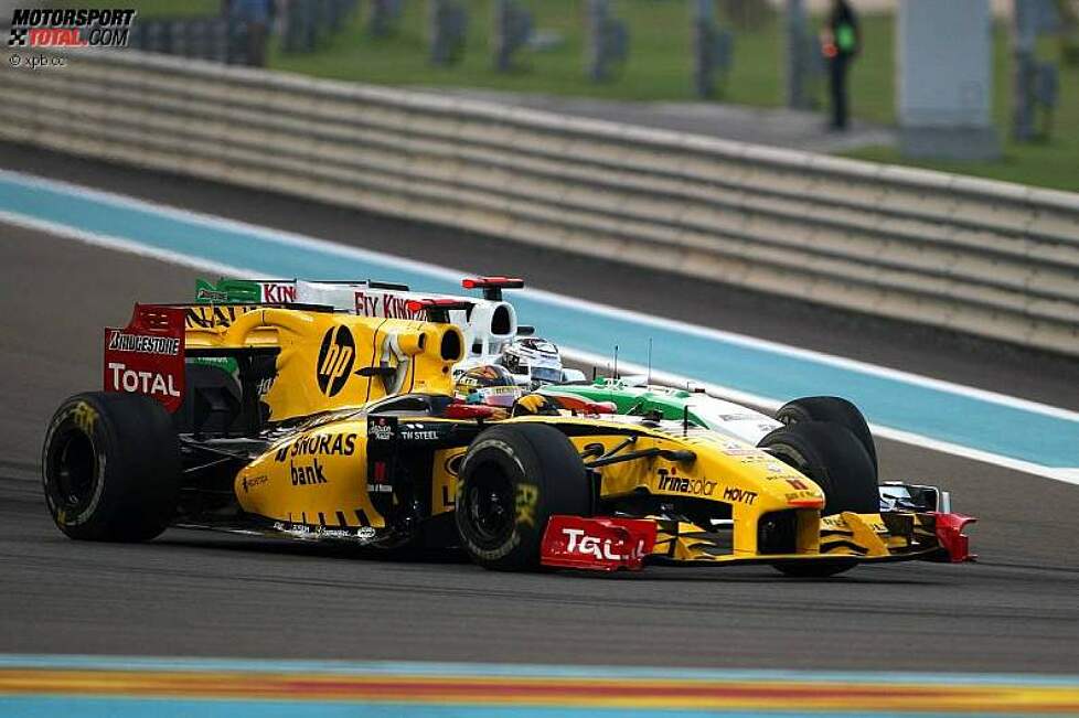 Adrian Sutil (Force India) und Robert Kubica (Renault) 