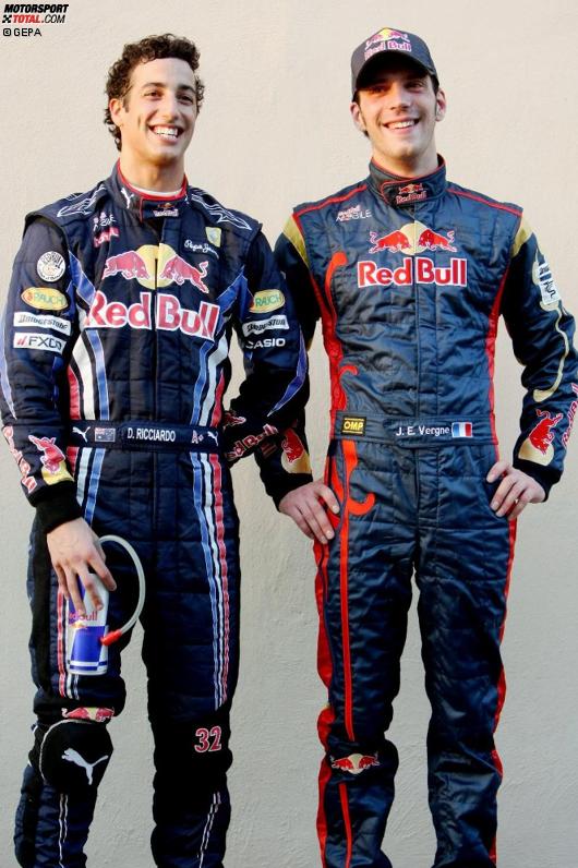 Daniel Ricciardo (Red Bull) und Jean-Eric Vergne (Toro Rosso)