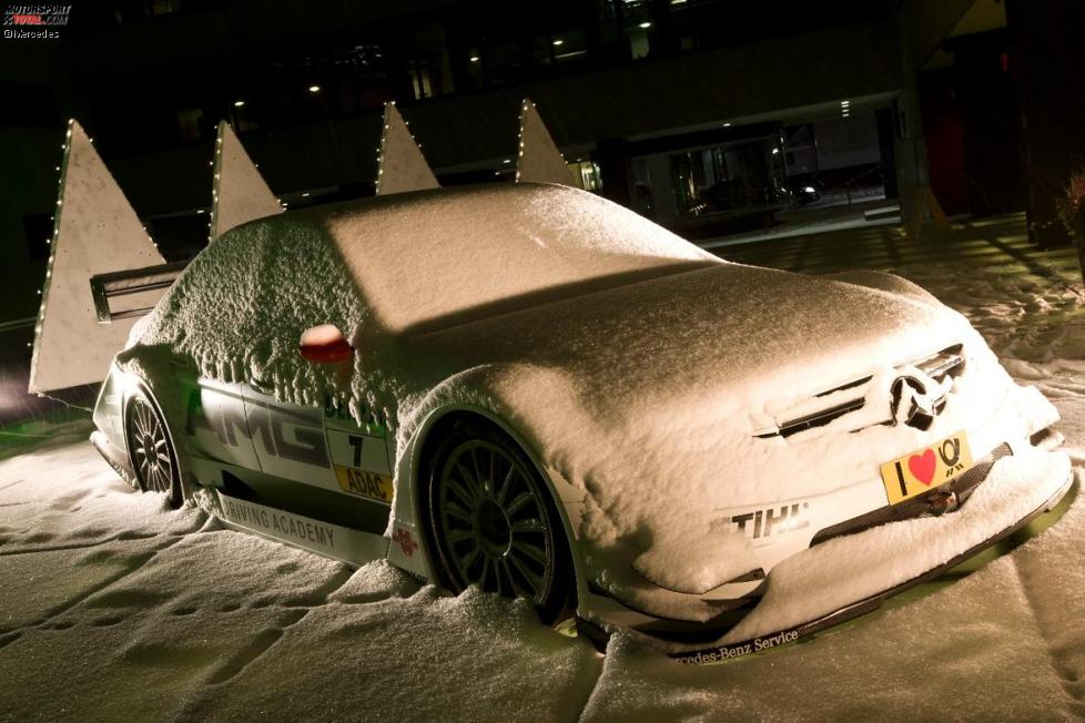 Paul di Restas Meister-Mercedes im Schnee