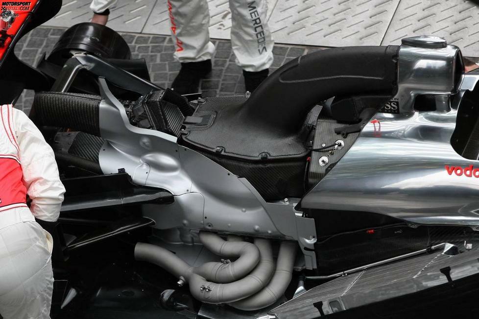 Detail des neuen McLaren-Mercedes MP4-26