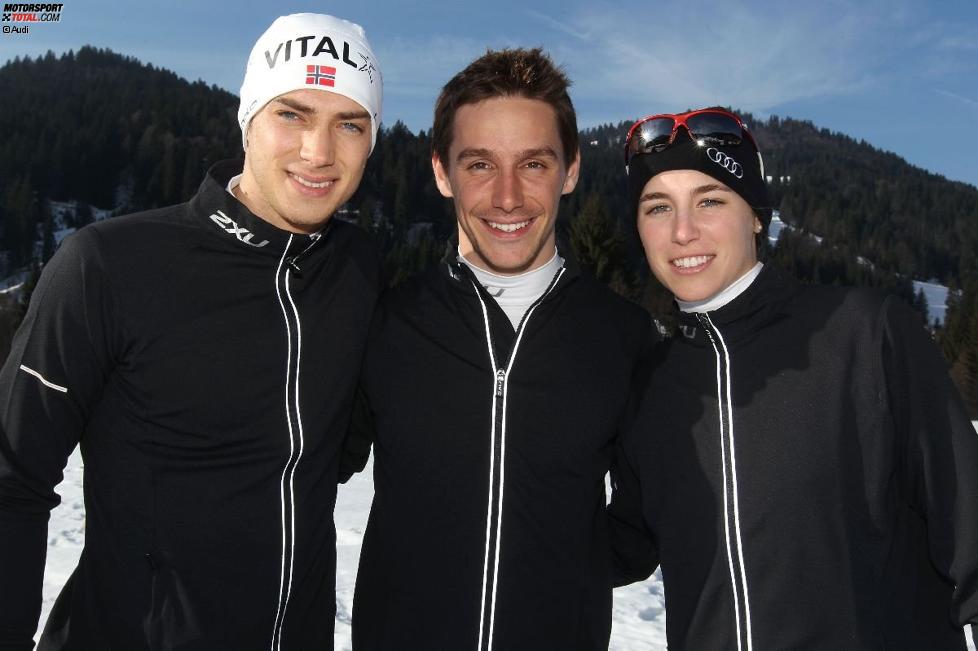 Edoardo Mortara, Filipe Albuquerque und Rahel Frey