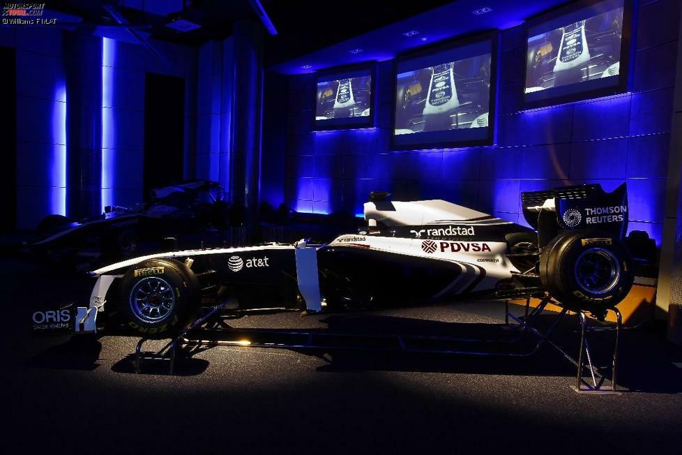 Die endgültige Lackierung des neuen Williams-Cosworth FW33