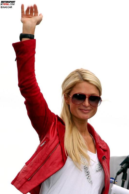 Paris Hilton als NASCAR-Gast