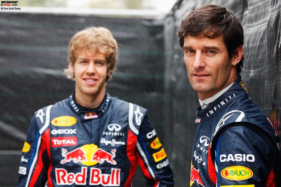 Sebastian Vettel und Mark Webber (Red Bull)