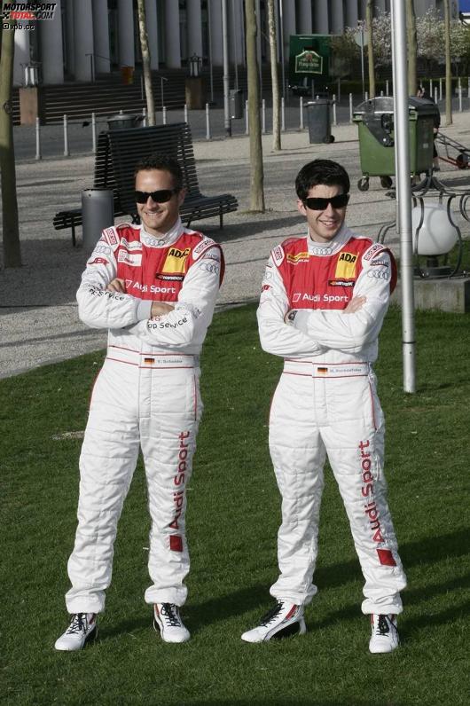 Timo Scheider und Mike Rockenfeller (Abt-Audi) 