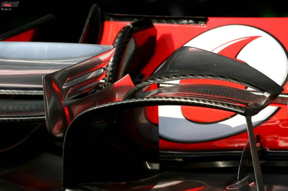 Frntflügeldetail von McLaren 