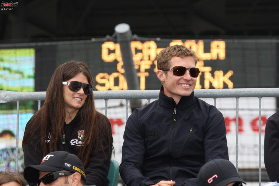 Danica Patrick und Ryan Briscoe