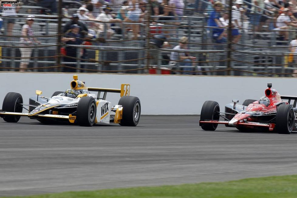 Paul Tracy (Dreyer and Reinbold) und Marco Andretti (Andretti) 