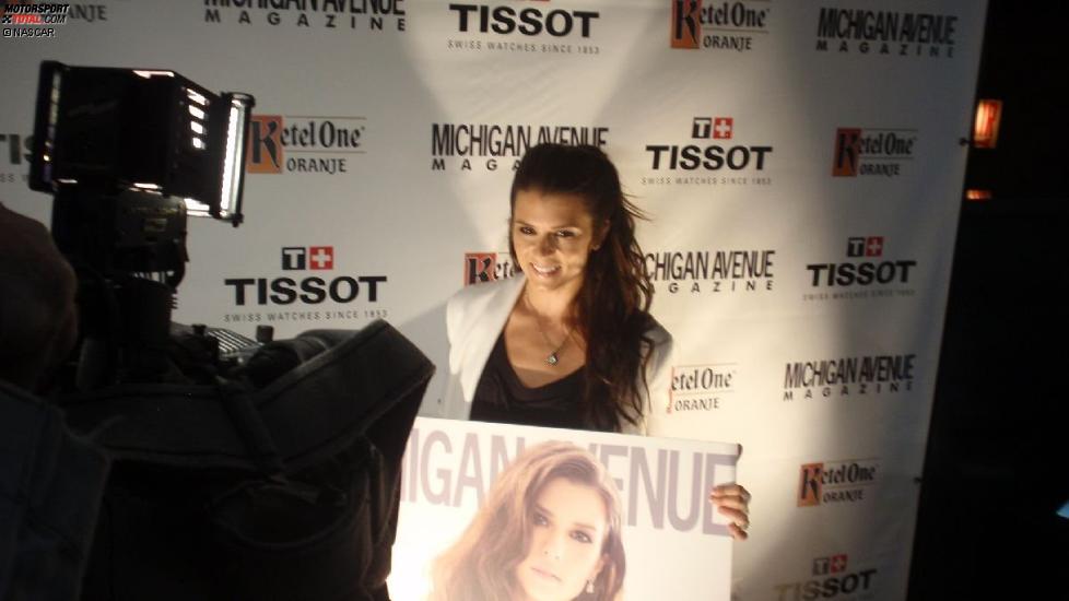 Danica Patrick beim Sponsortermin für Tissot