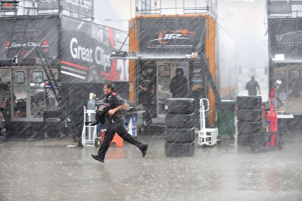 Sintflutartige Regenfälle machten ein Qualifying in Chicago unmöglich