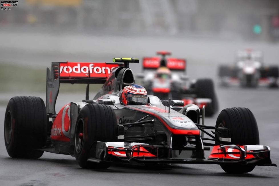Jenson Button (McLaren) Lewis Hamilton (McLaren) 