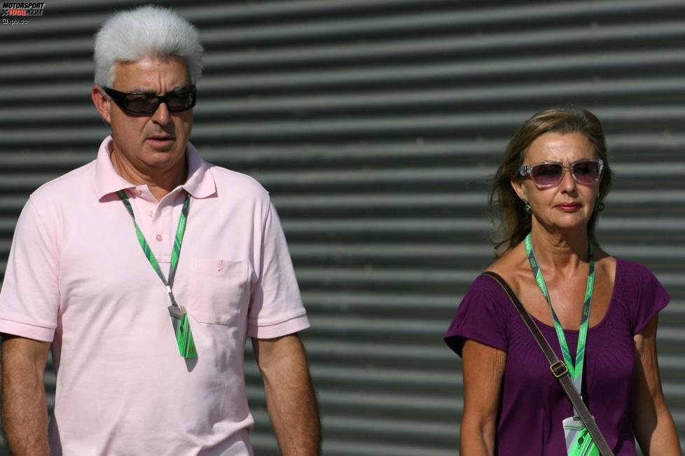Die Eltern von Fernando Alonso (Ferrari) 