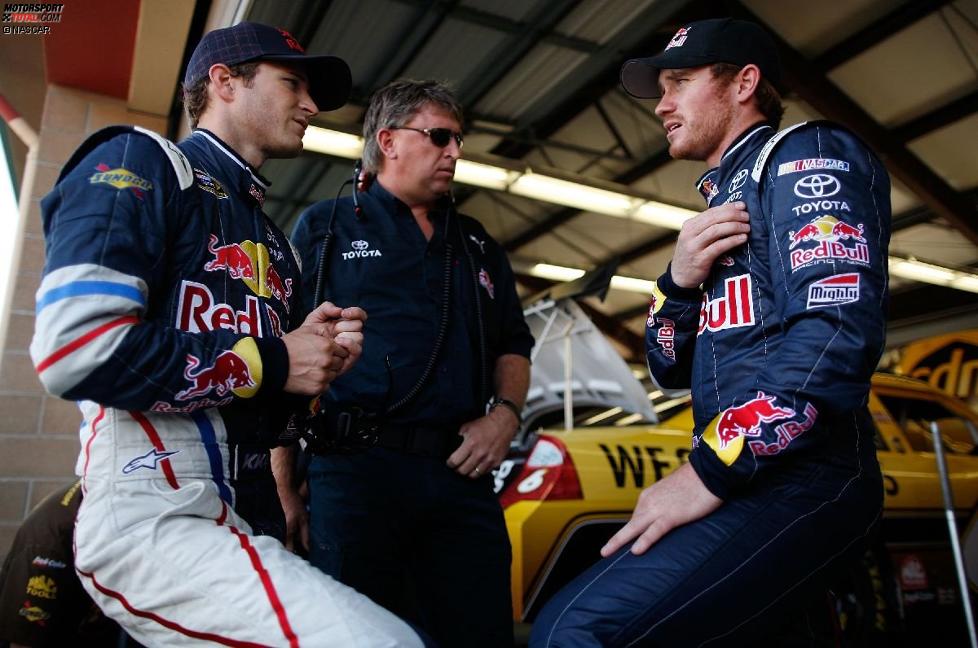 Die Red-Bull-Piloten Kasey Kahne und Brian Vickers