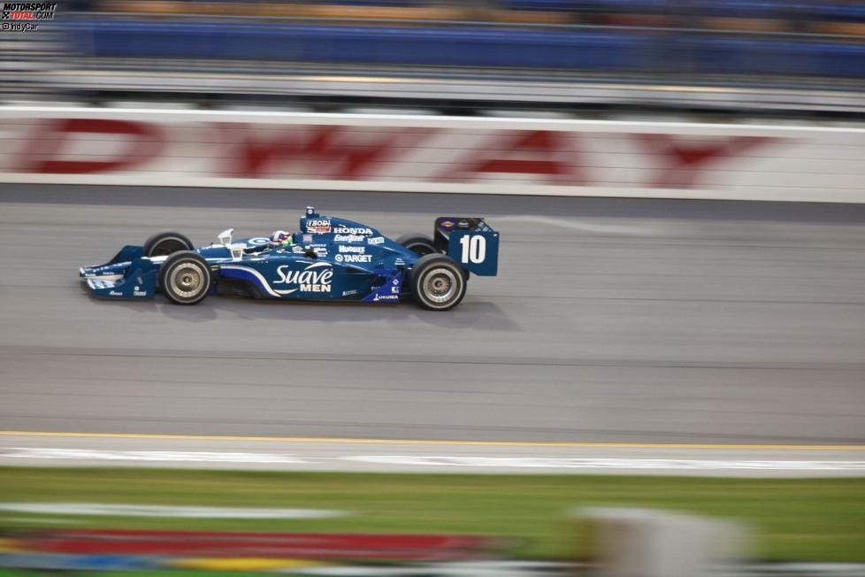 Dario Franchitti (Ganassi) führte die meisten Runden