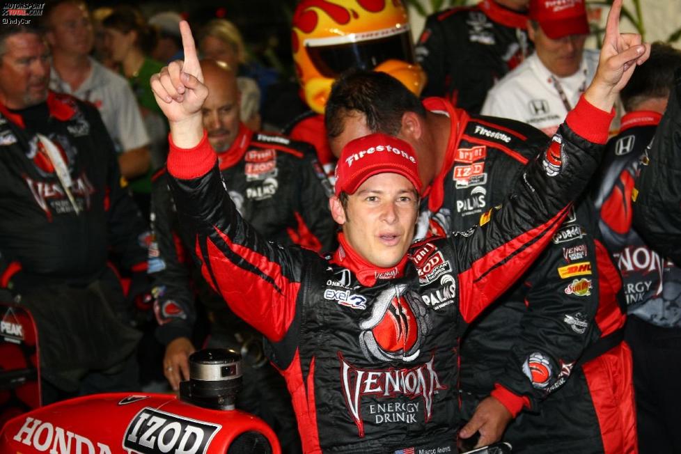 Marco Andretti feierte beim Iowa Corn Indy 250 seinen ersten Saisonsieg