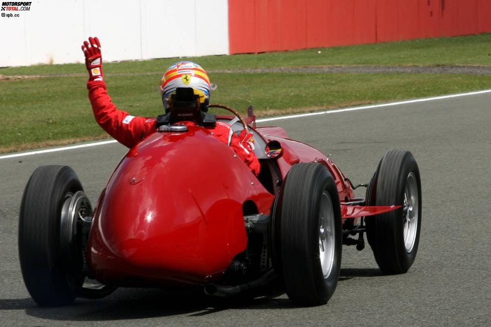 Fernando Alonso im Ferrari 375