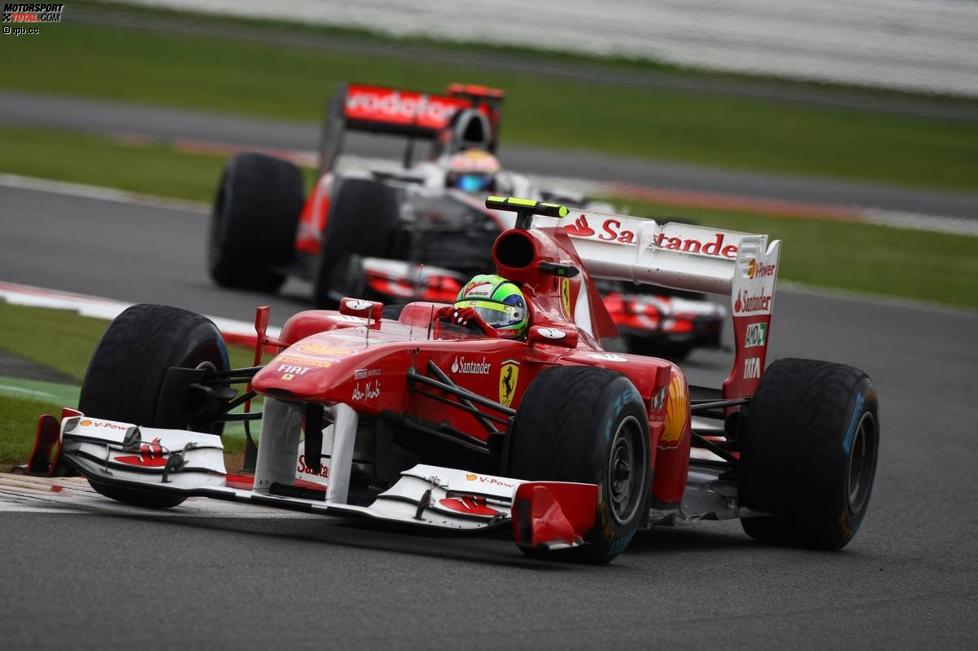 Felipe Massa (Ferrari) und Lewis Hamilton (McLaren) 