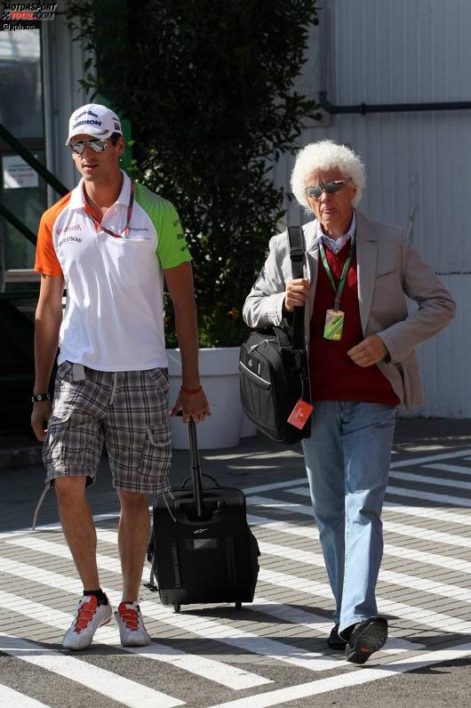 Adrian Sutil (Force India) mit Vater Jorge