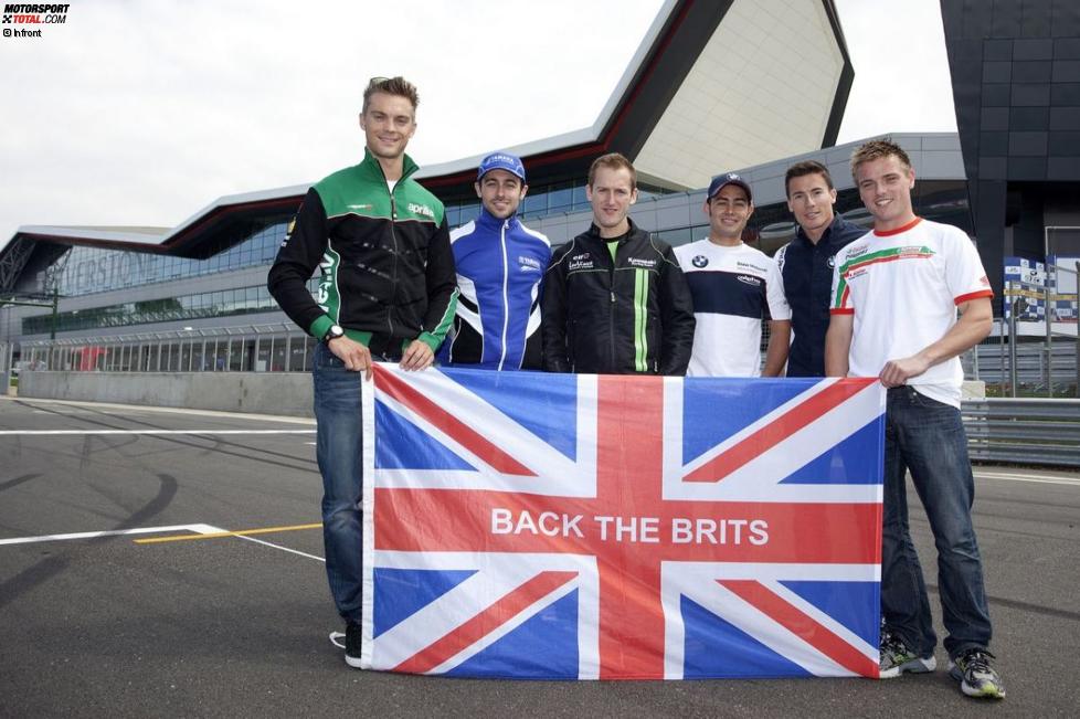 Gruppenphoto der britischen Fahrer