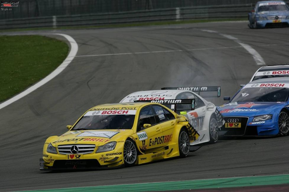 David Coulthard (Mücke-Mercedes) und Ralf Schumacher (HWA-Mercedes) 