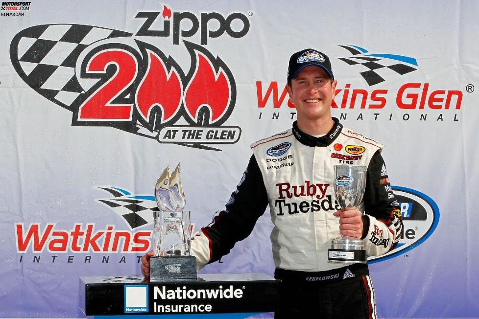Kurt Busch feierte beim Zippo 200 den dritten Nationwide-Sieg seiner Karriere