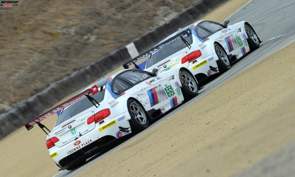 Die beiden BMW M3 GT des RLL-Teams von Dirk Müller/Joey Hand und Bill Auberlen/Dirk Werner