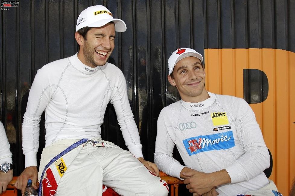 Mike Rockenfeller und Filipe Albuquerque (Rosberg-Audi) 