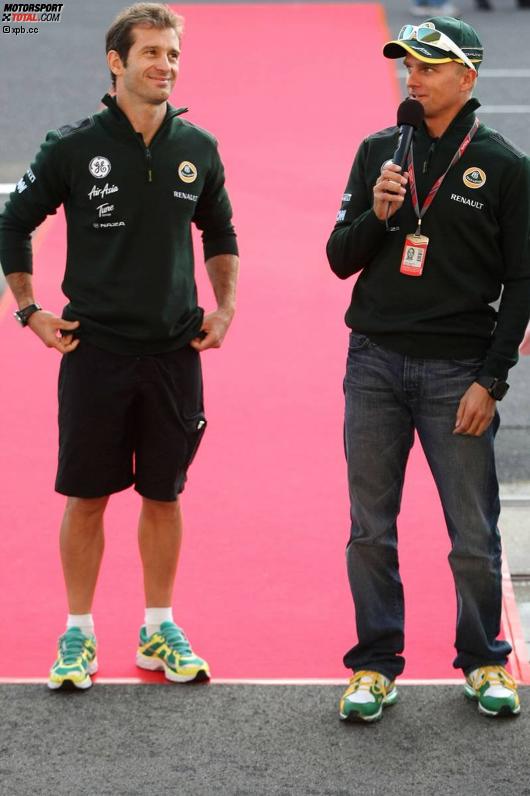 Jarno Trulli (Lotus) und Heikki Kovalainen (Lotus) 