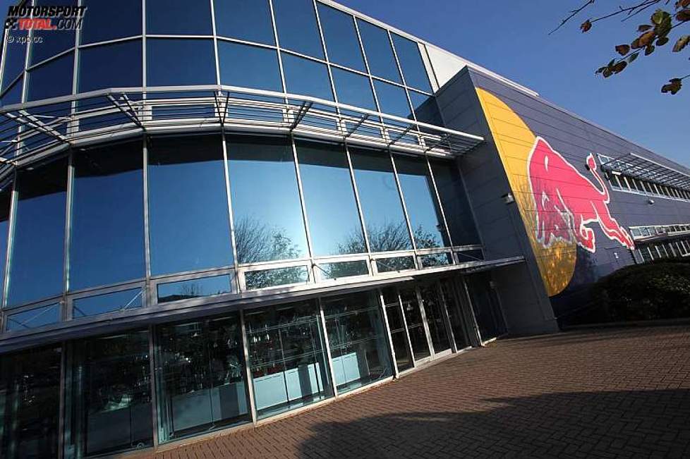 Das Red-Bull-Werk in Milton Keynes