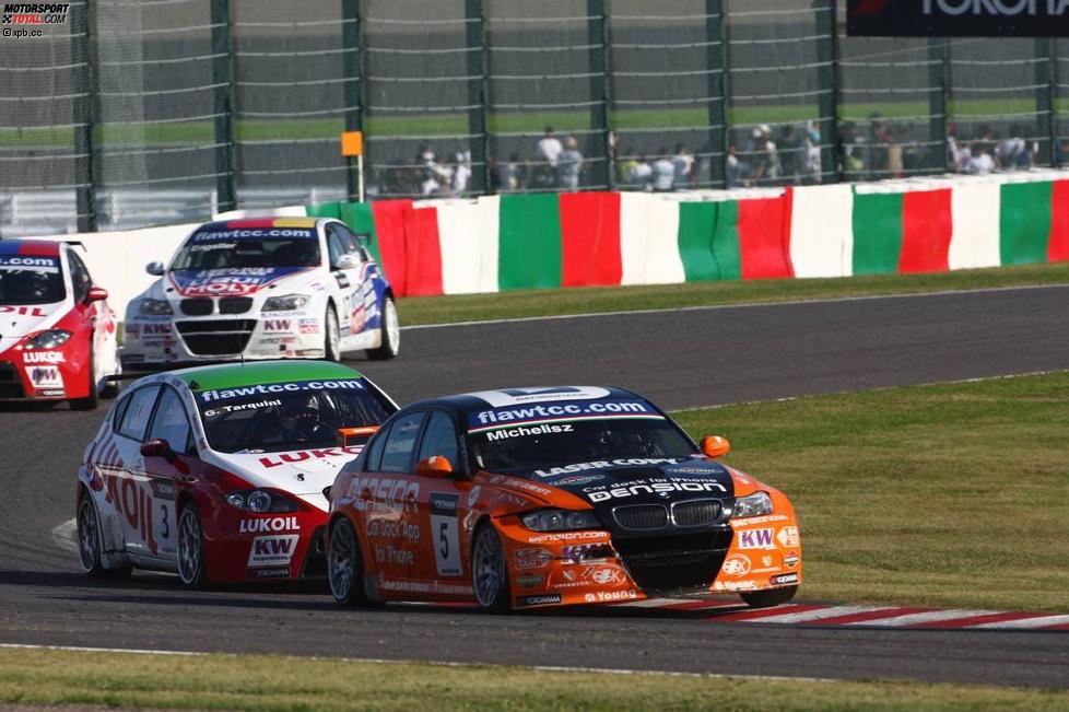 Norbert Michelisz (Zengö) und Gabriele Tarquini (Lukoil-Sunred) 