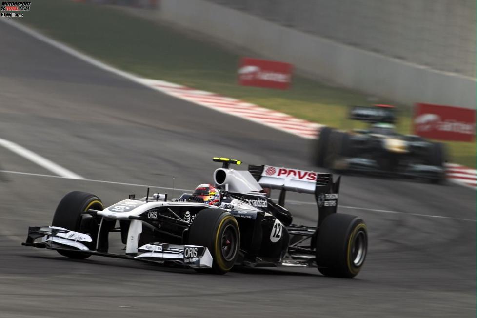 Pastor Maldonado (Williams) und Heikki Kovalainen (Lotus) 