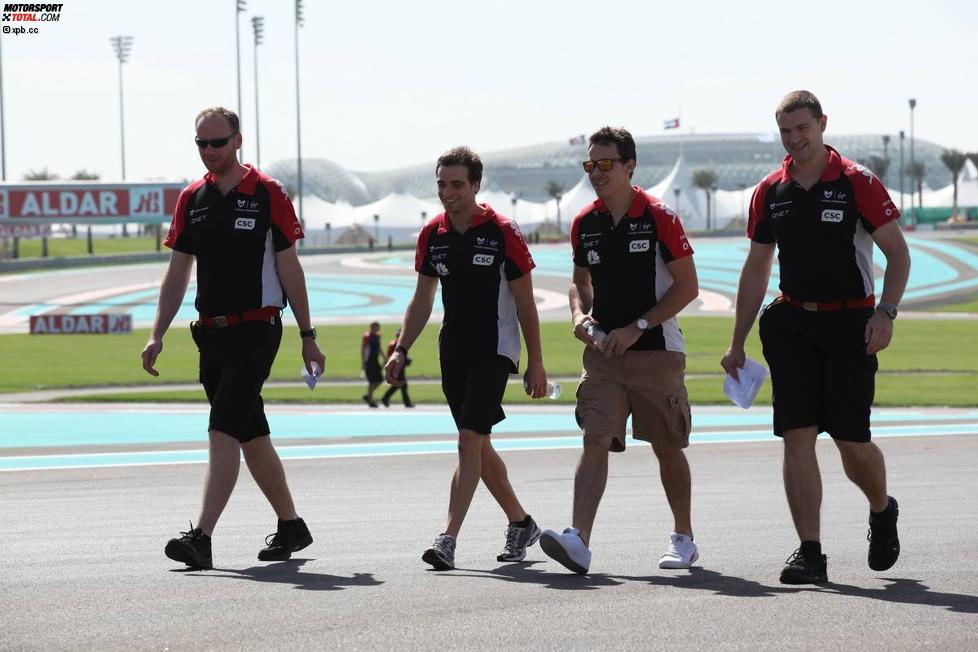 Jerome D'Ambrosio (Marussia-Virgin) und Robert Wickens (Marussia-Virgin) 