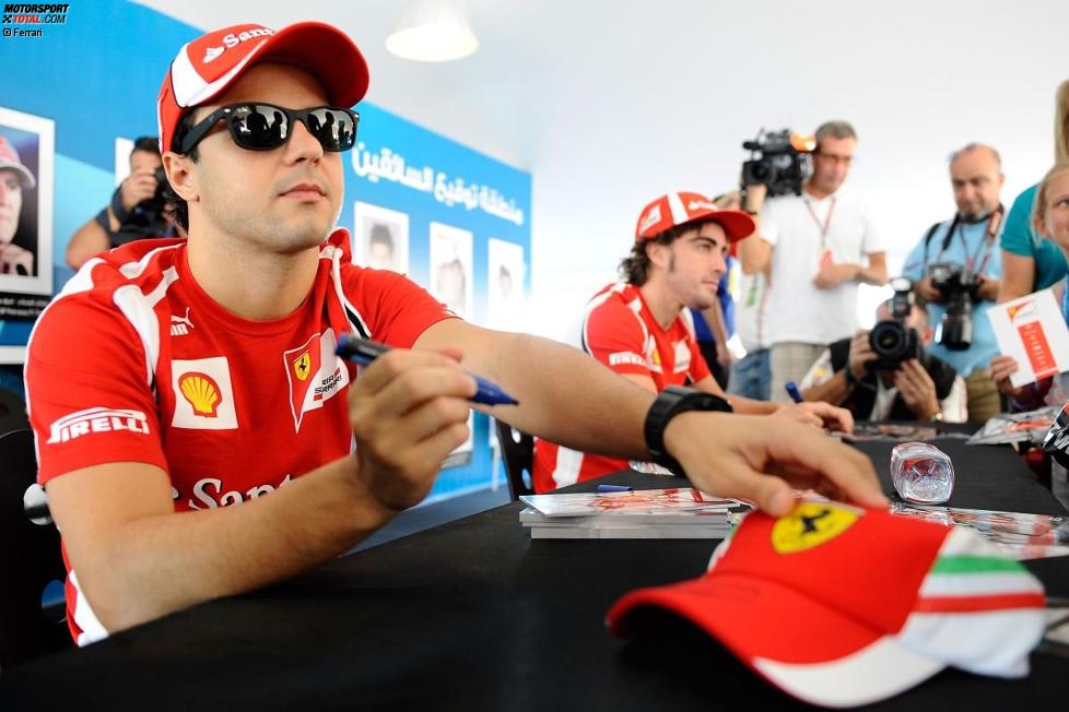 Felipe Massa und Fernando Alonso (Ferrari)