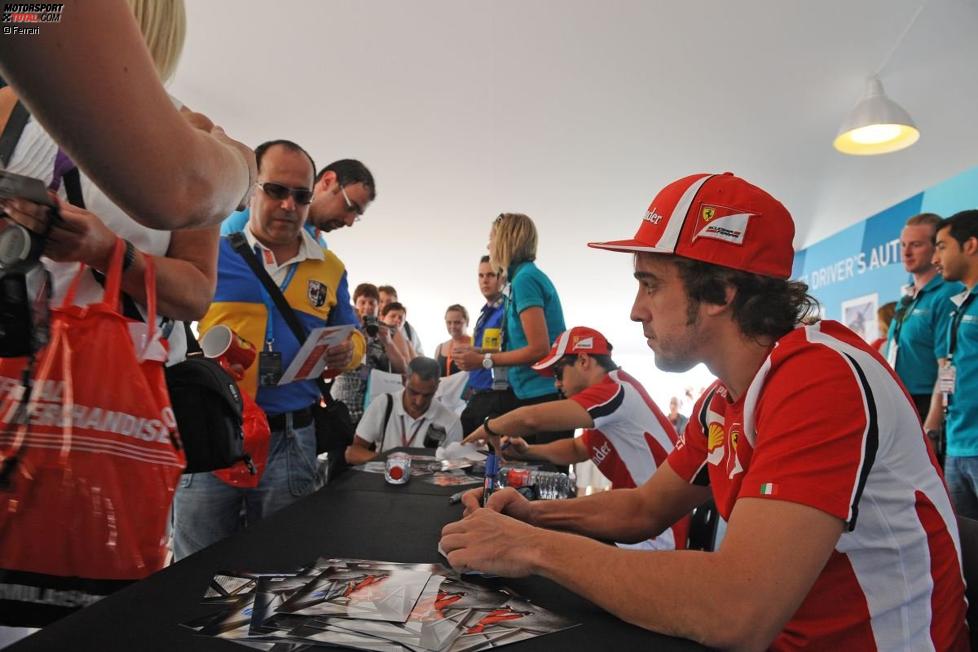 Fernando Alonso und Felipe Massa (Ferrari)