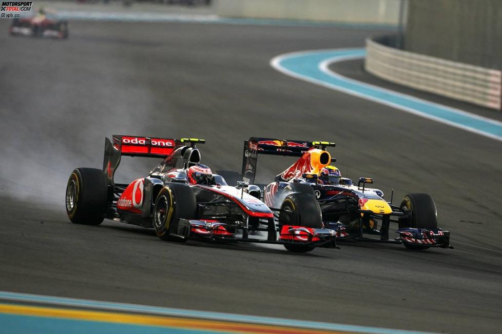 Jenson Button (McLaren) und Mark Webber (Red Bull) 