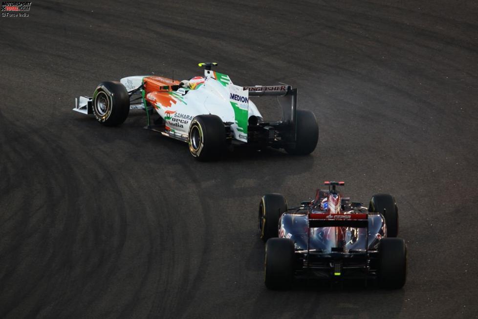 Sebastien Buemi (Toro Rosso) folgt  Paul di Resta (Force India) 