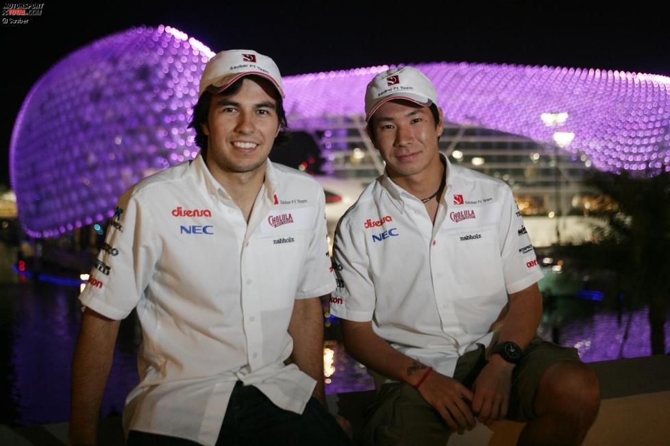 Sergio Perez und Kamui Kobayashi (Sauber)