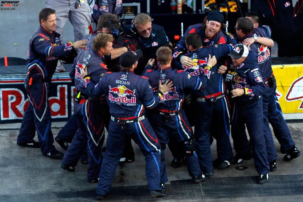 Jubel bei Team Red Bull 
