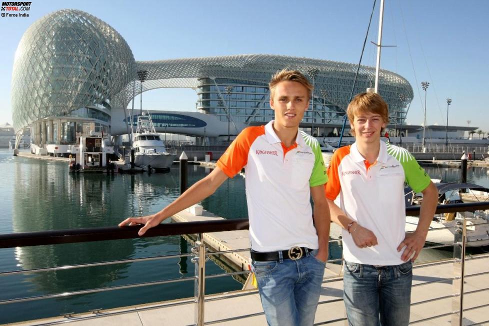 Max Chilton und Johnny Cecotto (Force India)